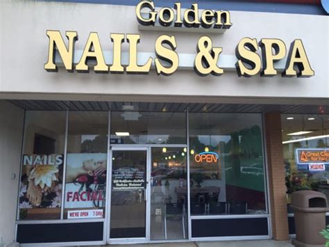 Golden nails and spa - Golden Nails & Spa $$ • Nail Salons 433 Pulaski Blvd, Bellingham, MA 02019 (508) 883-2239. Reviews for Golden Nails & Spa Add your comment. Oct 2023. I love Golden Nails. I have been going monthly for pedicures. The service is …